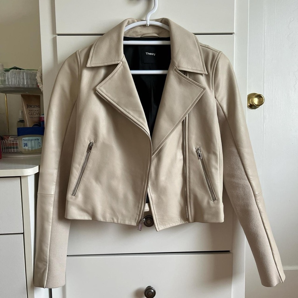 Theory Women's Cream Jacket